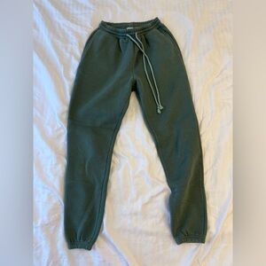Hot & Delicious Sage Green Fleece Sweatpants